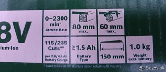 Bosch píla Aku - 2