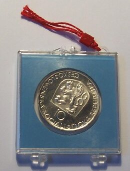 10 Kčs 1968 - Národné divadlo proof - 2