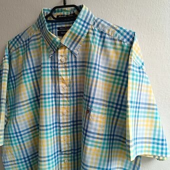 Gant Alassio Bay Poplin károvaná košeľa krátky rukáv XXL - 2
