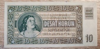 10 Ks, 1939, Ab1, SPECIMEN, Slovenský štat - 2
