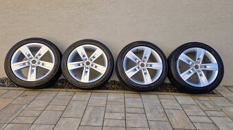 Alu disky 7jx17 5x112 + zimne pneu - 2