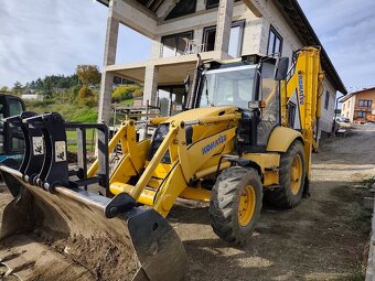 Vymením traktor bager komatsu wb93s za bager pásový otočný - 2