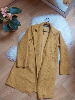 Horčicový kabát Uni - 2
