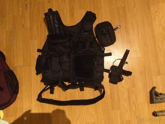 Airsoft M4 celokov + vesta - 2