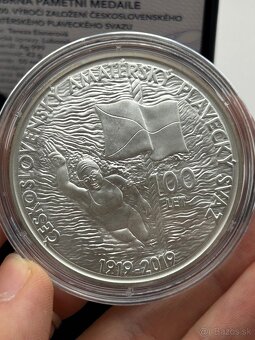 Investičné striebro Ag 999 amatérsky plavecký zväz - 2
