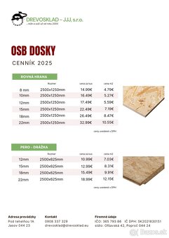 OSB dosky - 2