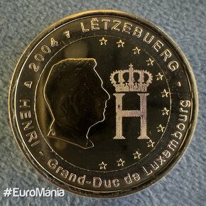 2 euro rolky Luxembursko 2004 - 2