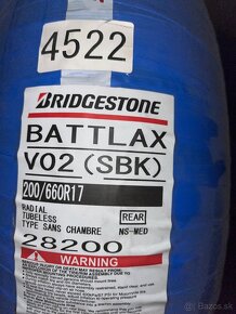 Bridgestone V02 (SBK) Slick NS Medium 200/660 a 200/655 - 2