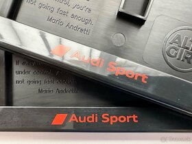 Audi Sport slim podložka pod ŠPZ - 2