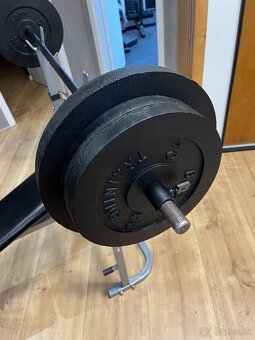 Bench Lavička a činka 80kg - 2