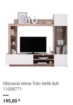 Obyvacia stena Toto Šedá Dub - 2
