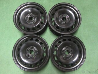 R16 plechové disky + puklice volkswagen rozteč 5x112 - 2