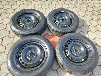 Plechové disky+Puklice+pneu 5x112 R15 Zimna Sada - 2