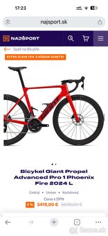 Bicykel Giant Propel Advanced Pro 1 Phoenix Fire 2024 L - 2