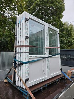 Nove plastove dvere dvojkridlove 2000x2100 - 2