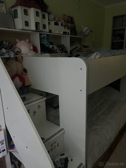 Poschodova posteľ s knižnicou - 2