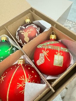 Sklenene vianocne ozdoby, rozne vid foto - 2