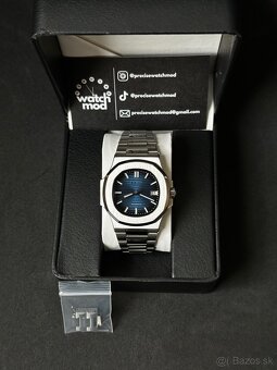 Seiko mod Nautilus Blue - 2