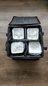 Led Wifi Batériové Svetlá 6x18W RGBWAUV 6in1 V-Show - 2