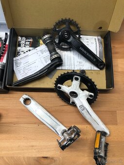 Rôzne kľuky, prevodníky, kazety, reťaze Shimano Xtr, Race Fa - 2