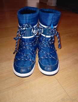 MODRÉ SNEHULE MOON BOOT-Ideálne na zimu a do snehu - 2