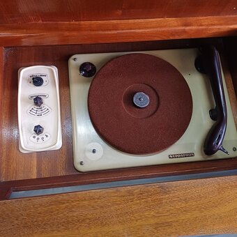 Retro gramofon Tesla tabor vintage - 2