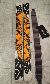 Predám freeride lyže K2 hellbent 189cm + pásy - 2