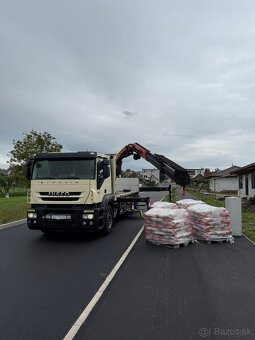 Autodoprava s hydraulickou rukou - dosah 25m - 2