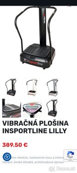 Predam vibračnu plošinu inSPORTline, výmena, vymením - 2