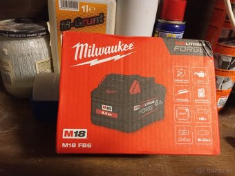 Milwaukee baterie 18v 5ah, 6ah - 2