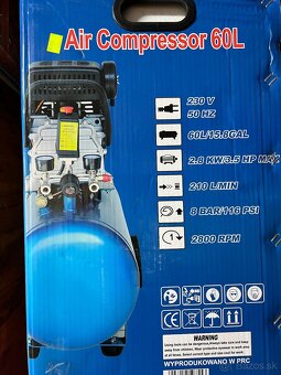 Olejový kompresor 60L - 2