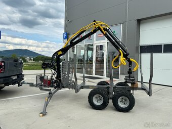 Vývozka - príves na drevo JANSEN HRW-30 3T - 2