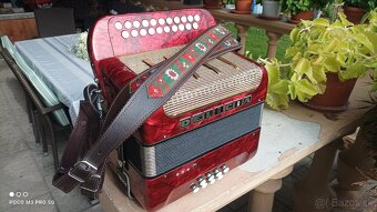 Harmonika-Heligonka.Delícia Favorit 1, C-F,Trojhlasná. - 2