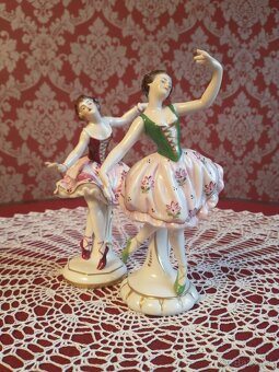 Porcelánové baletky Volkstedt - 2