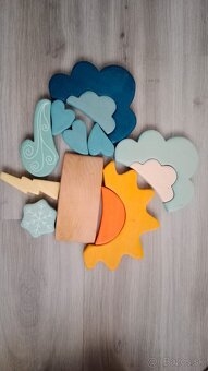 Drevené hračky Grimms montessori/waldorf - 2