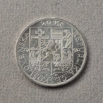 20 Kč 1937, T.G.Masaryk, ČSR - 2