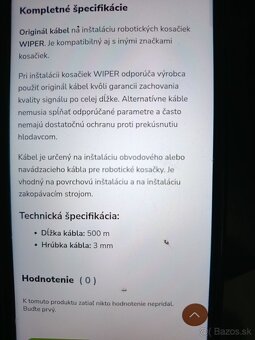 Kábel na inštaláciu robotickych kosaciek - 2
