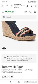 Nové sandále TOMMY HILFIGER v-eľ. 41 - 2