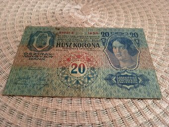 Bankovka R-U 1913 Husz korona . bez kolku - 2