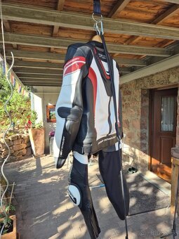 Kožená kombinéza FLM + boty Dainese Nexus - 2