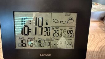 Sencor digitálne stolové hodiny s teplomerom a alarmom - 2