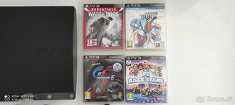 Ps3 slim 120gb (top stav) - 2
