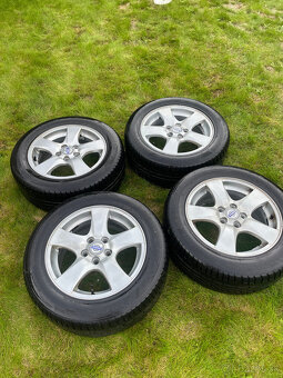 original volvo hlinkove disky r16 + zimne pneu 225/45 R16 - 2