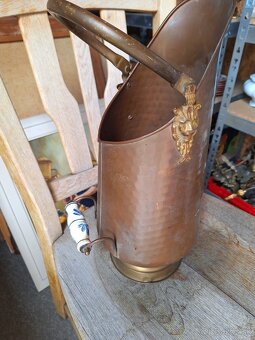 Starozitne mosadzne vedro - 2