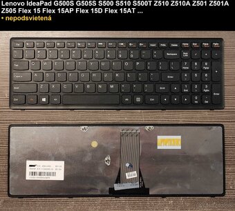Klavesnice Lenovo G500 G505 G510/ G500S G505S S500 Z510 Z505 - 2