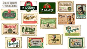 plechová cedule - Staropramen 12° (dobová pivní etiketa) - 2