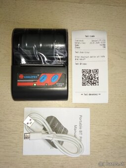 Prenosná termotlačiareň na bločky - 2