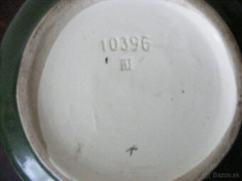 secesný keramický kvetináč - 2