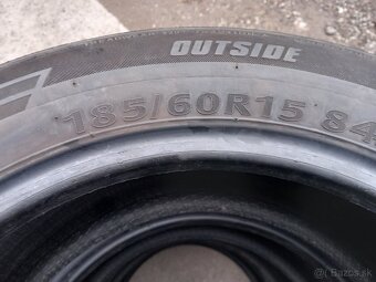 Predám letné pneu Kumho 185/60R 15 - 2