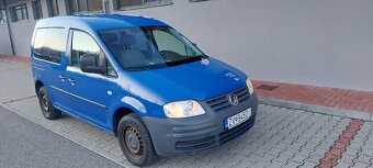 VW CADDY 1.9 nafta , rok 2007, kW 55, už km 286.770 - 2